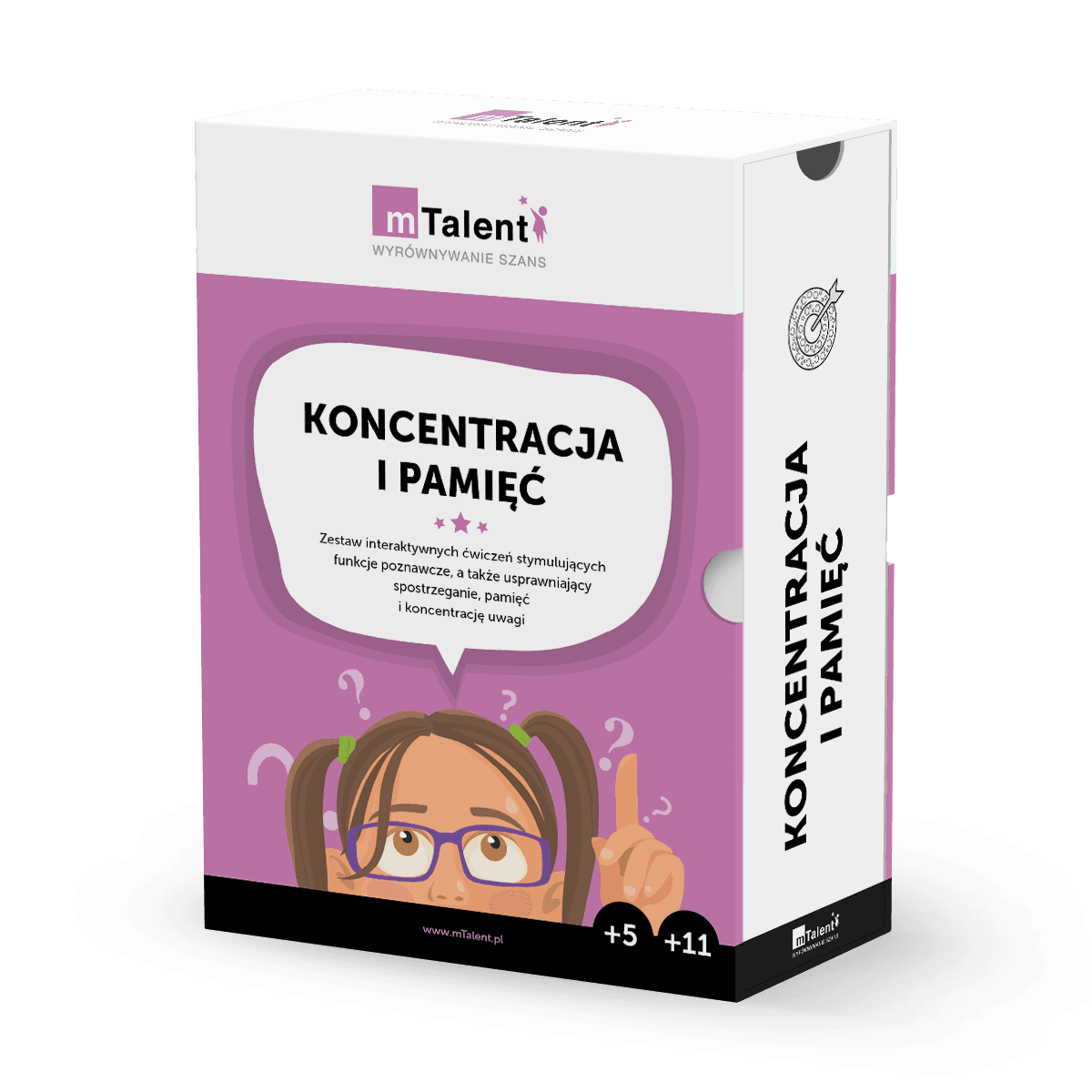 mTalent Koncentracja i pamięć 2 mTalent Koncentracja i pamięć – wizualizacja pudełka