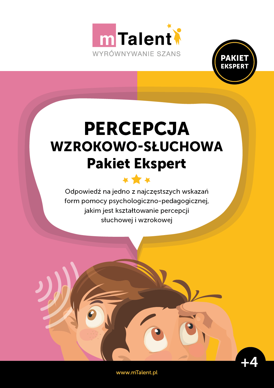mTalent Pakiet Percepcja wzrokowo-słuchowa 2 mTalent – Pakiet Percepcja wzrokowo-słuchowa – front