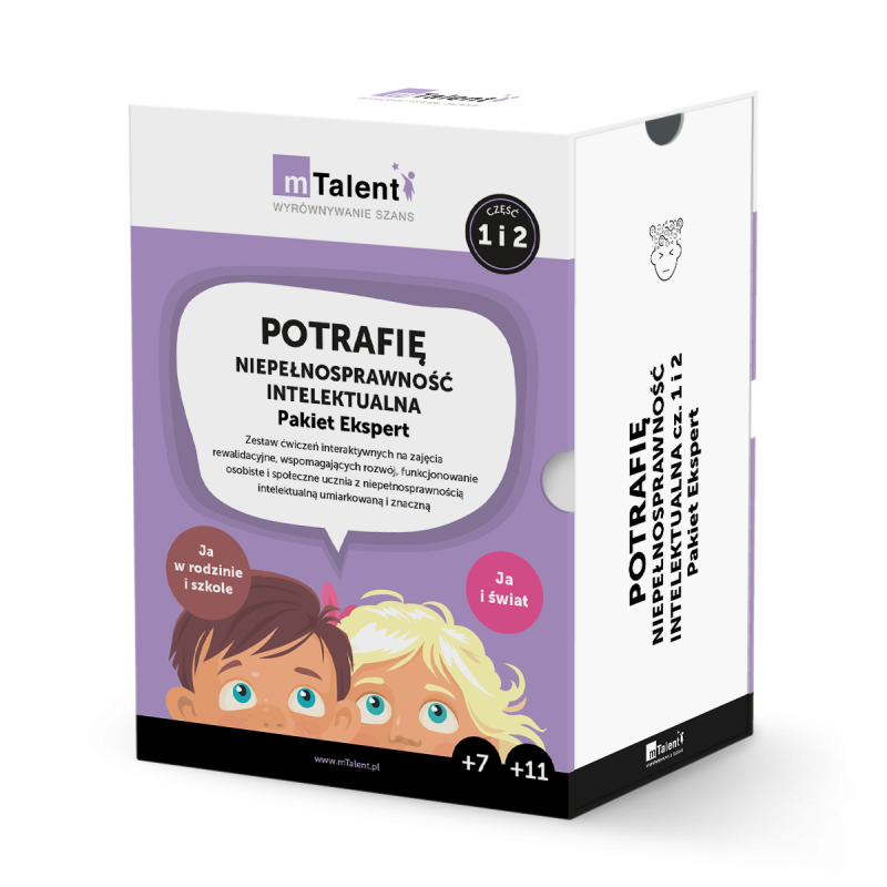 mTalent Potrafię. Niepełnosprawność intelektualna – Pakiet Ekspert (cz. 1 i cz. 2)