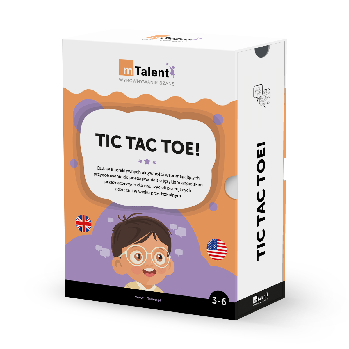 mTalent Tic Tac Toe! 2 mTalent Tic Tac Toe! – wizualizacja pudełka