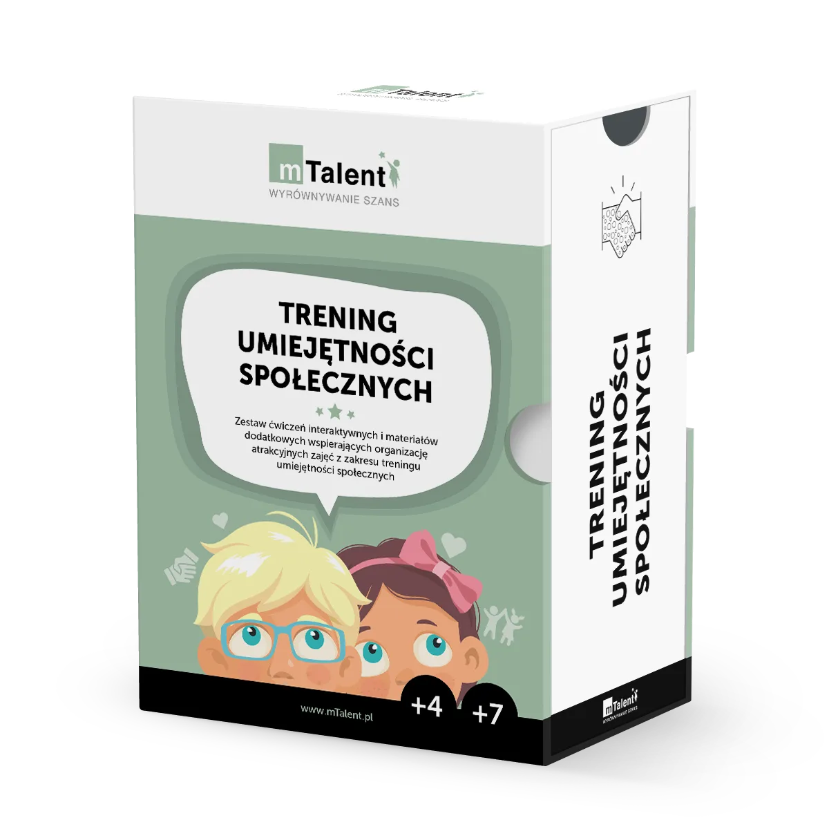 mTalent Trening Umiejętności Społecznych – wizualizacja pudełka