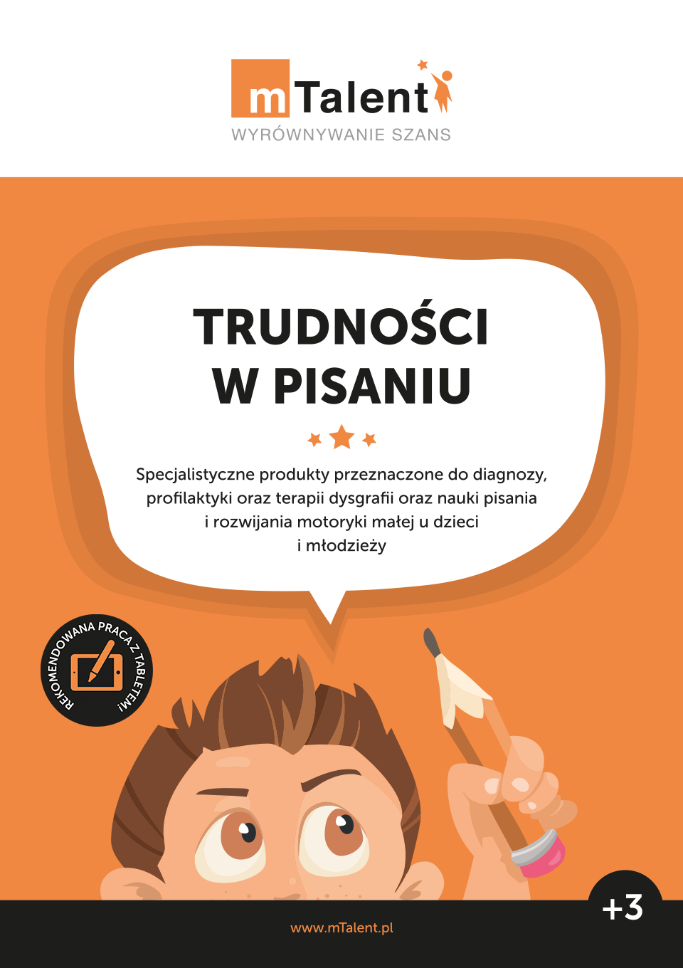 mTalent Trudności w pisaniu 4 mTalent Trudności w pisaniu – przód zestawu
