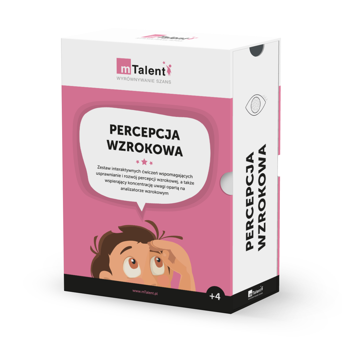 mTalent Percepcja wzrokowa 2 mTalent Percepcja wzrokowa – wizualizacja pudełka