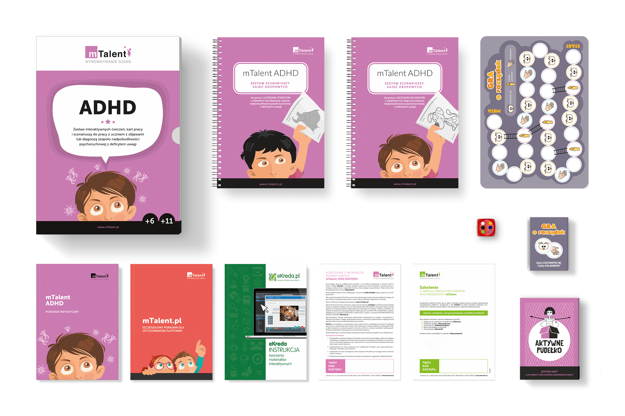 mTalent ADHD 3 Zawartość pudełka mTalent ADHD