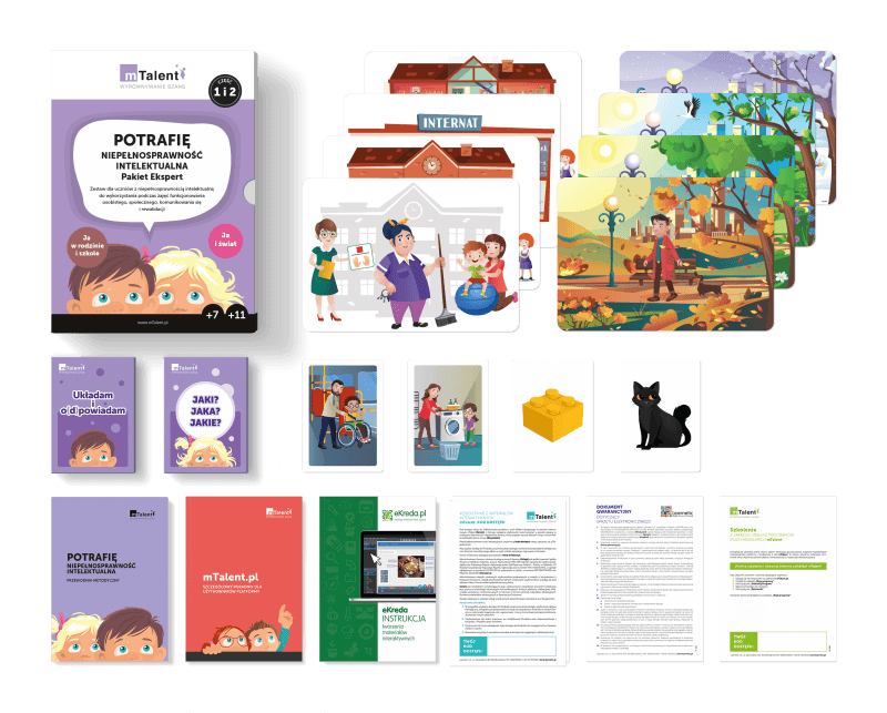 mTalent Potrafię. Niepełnosprawność intelektualna – Pakiet Ekspert (cz. 1 i cz. 2)