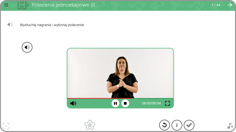 mTalent Autyzm. Rozumienie i naśladowanie mowy