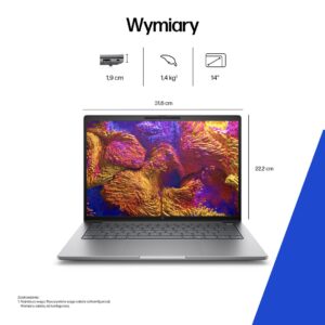 Action: MOBHP-NOT4426 HP ZBook 8 G1ak 14 | 32GB | 1TB SSD