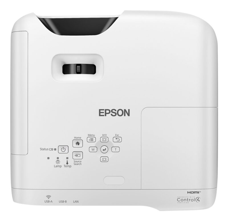 Projektor Epson EB-W56S z WXGA (1280x800) i 3700 ANSI lumenów, Biały
