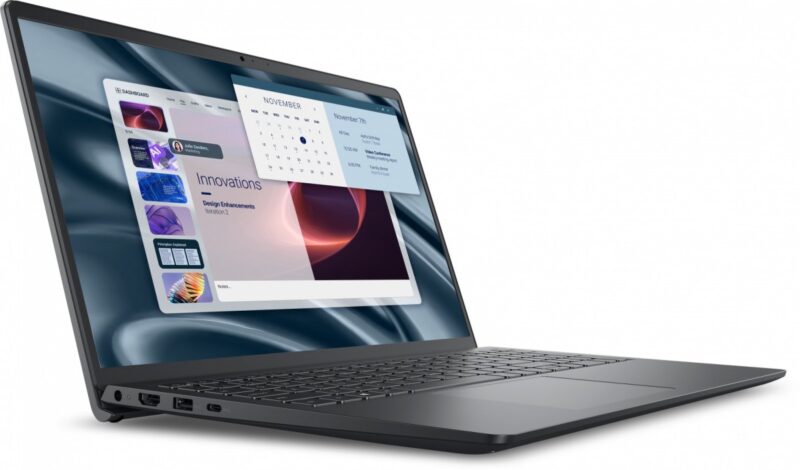 Laptop Dell Pro 15 Essential PV15250 W11P C3-100U|8GB|512GB|Intel UHD|FgrPr|WLAN+BT|15.6 FHD|BcklKb|3C|65W|3YPS Carbon Black (Plastic)
