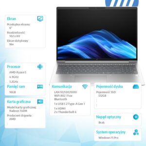 Notebook EliteBook G1a R5-220 512GB/16GB/W11P/16.0   C51GSET