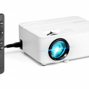 Mini projektor przenośny z odtwarzaczem multimedialnym LED
