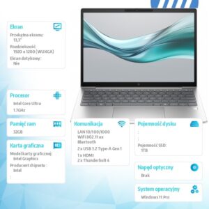 Notebook EliteBook 630 G11 U7-165U 1TB/32GB/W11P/13,3 A37VQET