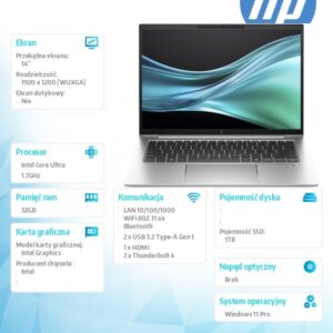 Notebook EliteBook 840 G11 U7-155U 1TB/32GB/W11P/14.0   9G0V7ET