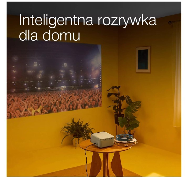 Projektor mini laser EF-21W FHD/1000L/5m:1/2.3kg zielony