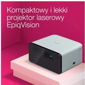 Projektor mini laser EF-21W FHD/1000L/5m:1/2.3kg zielony