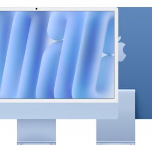 iMac 24 cale: M4 10/10, 16GB, 256GB SSD - Niebieski