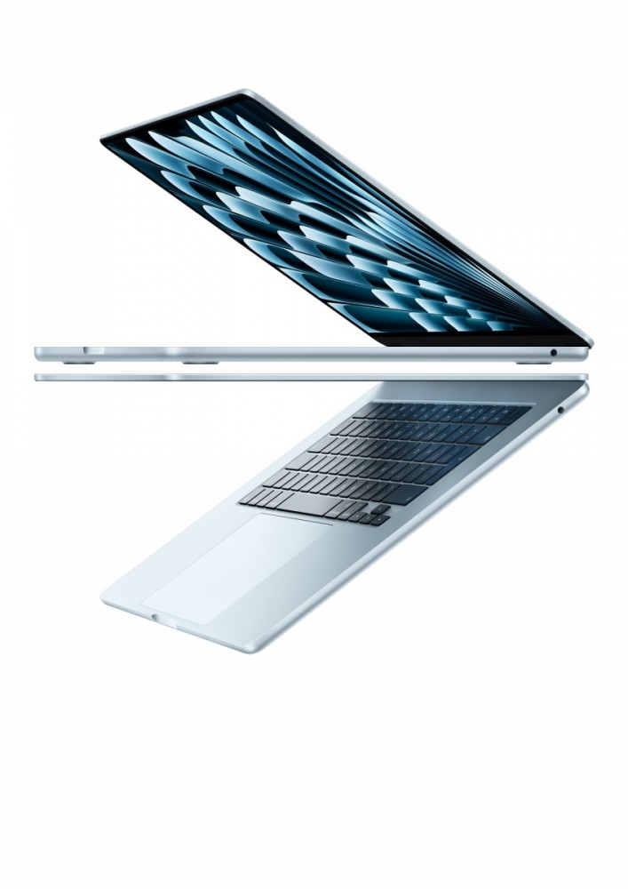 MacBook Air 15.3 cala: M4 10/10, 24GB, 512GB - Błękitny