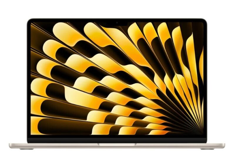 MacBook Air 13.6 cala: M4 10/10, 16GB, 512GB SSD, 35W, US - Księżycowa poświata
