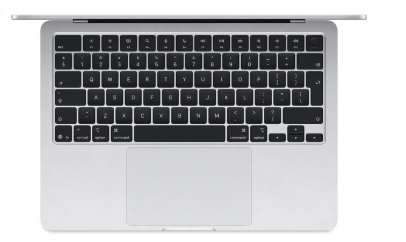 MacBook Air 13.6 cala: M4 10/10, 16GB, 512GB SSD, 70W - Srebrny