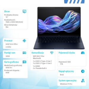 Notebook EliteBook X G1i U7 258V 1TB/32GB/W11P/14 B9ZY5ET