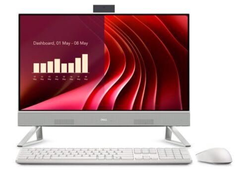 Komputer Dell 24 All-in-One EC24250 Win11Pro CORE 7-150U/16GB/1TB/23.8 FHD/Intel Graphics/Cam/WLAN + BT/Backlit Kb/ 3Y ProSupport