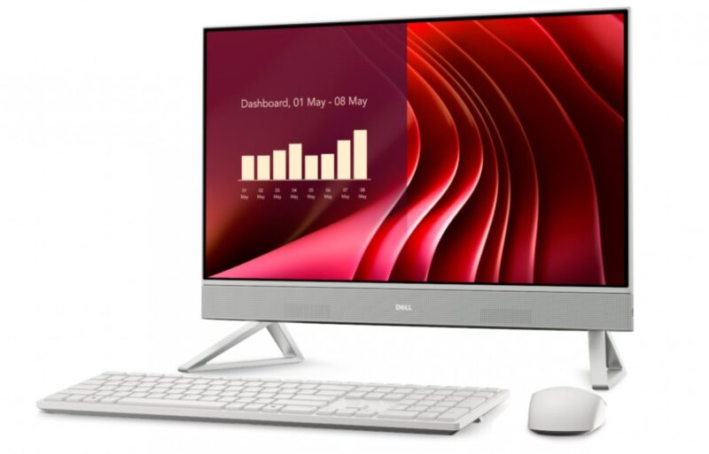 Komputer Dell 24 All-in-One EC24250 Win11Pro CORE 7-150U/16GB/1TB/23.8 FHD/Intel Graphics/Cam/WLAN + BT/Backlit Kb/ 3Y ProSupport