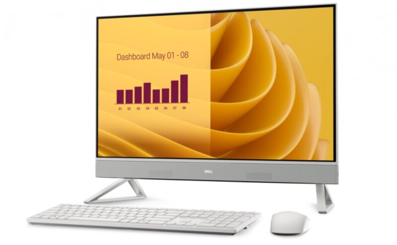 Komputer Dell 27 All-in-One EC27250 Win11Pro CORE 7-150U/32GB/2TB/27.0 FHD/Intel Graphics/Cam/WLAN + BT/Backlit Kb/3Y ProSupport