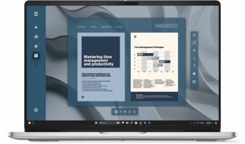 Laptop Dell Pro 16 PC16255/AMD Ryzen AI 7 PRO 350/32GB/512GB SSD CL25/16.0 FHD+ Touch/Radeon 860M/FgrPr/FHD/IR Cam/Mic/WLAN+BT/Backlit Kb/3Cell/W11P