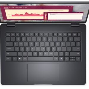 Laptop Dell Pro 14 PC14250 W11P C3 100U/8GB/512GB CL25/14.0 FHD+/INT/FgrPr/FHD/IRCam/Mic/WLAN+BT/BcklKb/3C/3YPS Magnetite color, textured finish