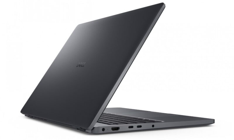 Laptop Dell Pro 16 PC16250 W11P C5 220U/16GB/512GB CL25/16.0 FHD+/Int/FgrPr/FHD/IRCam/Mic/WLAN+BT/BcklKb/3C/3YPS Magnetite color, textured finish