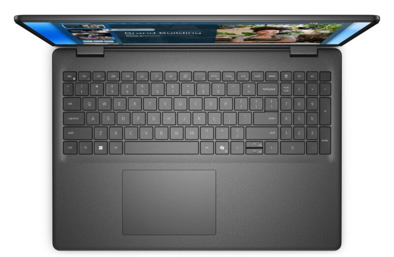 Laptop Dell 16 DC16250 W11P C5 120U/16GB/512GB/16.0 FHD+/Int/FgrPr/WLAN + BT/Backlit Kb/3 Cell/3YPS Carbon Black