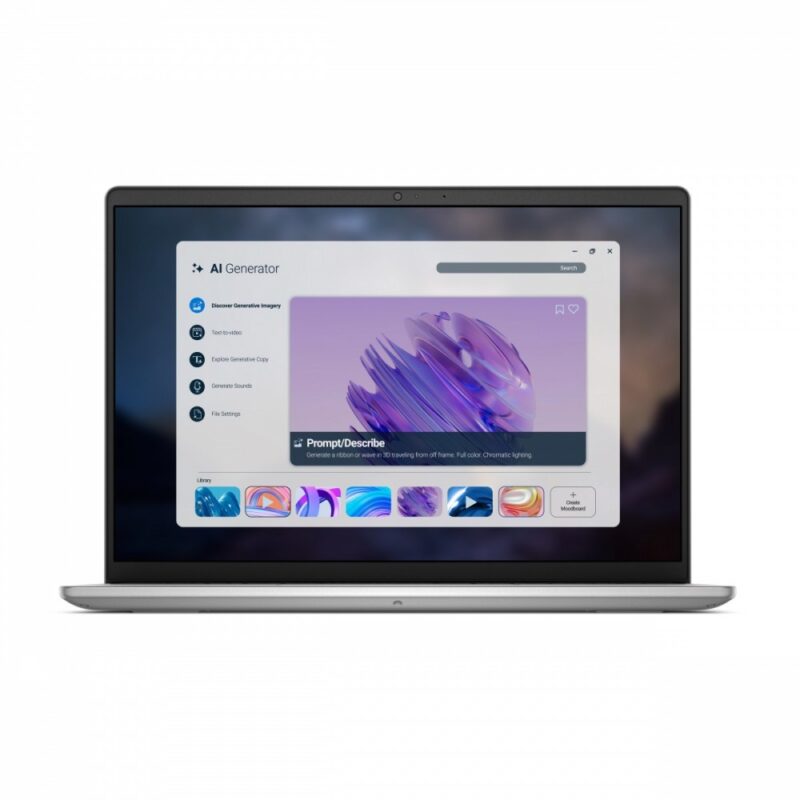 Laptop Dell Pro 14 Essential PV14255 W11P Ryzen AI 7 350|16GB|1TB|AMD Radeon|FgrPr|WLAN+BT|14.0 FHD+|BcklKb|4C|65W|3YPS Platinum Silver Metal