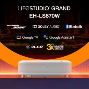 Projektor EH-LS670W 3LCD KD 4KUHD/3600L/5m:1/16:9/biały