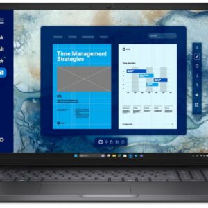 Laptop Dell Pro 16 PC16250 W11P C7 150U/16GB/512GB CL25/FgrPr/FHD IR Cam&Mic/WLAN+BT/16.0 FHD+/BcklKb/3C/3YPS Magnetite color, textured finish