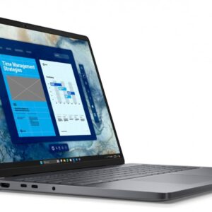 Laptop Dell Pro 16 PC16250 W11P C7 150U/16GB/512GB CL25/FgrPr/FHD IR Cam&Mic/WLAN+BT/16.0 FHD+/BcklKb/3C/3YPS Magnetite color, textured finish