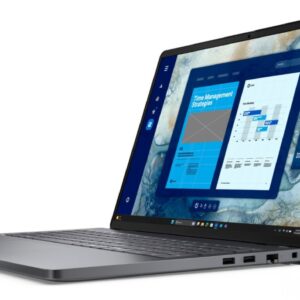 Laptop Dell Pro 16 PC16250 W11P C7 150U/16GB/512GB CL25/FgrPr/FHD IR Cam&Mic/WLAN+BT/16.0 FHD+/BcklKb/3C/3YPS Magnetite color, textured finish