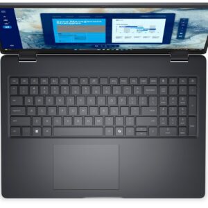 Laptop Dell Pro 16 PC16250 W11P C7 150U/16GB/512GB CL25/FgrPr/FHD IR Cam&Mic/WLAN+BT/16.0 FHD+/BcklKb/3C/3YPS Magnetite color, textured finish