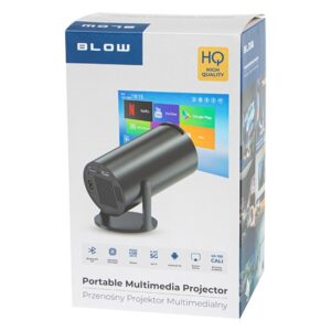 Projektor przenośny AndroidTV FHD czarny