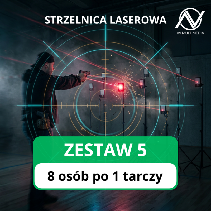 Strzelnica laserowa - Smart Target - zestaw 5