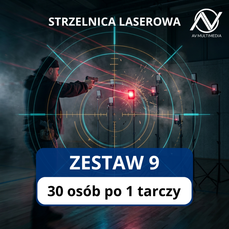 Strzelnica laserowa - Smart Target - zestaw 9